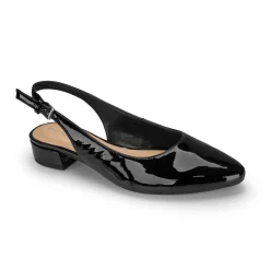 Easy Spirit Cassius Slingback Pumps BlackPatent