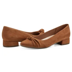 Clearance Easy Spirit Caster Dress Shoes MediumBrownSuede