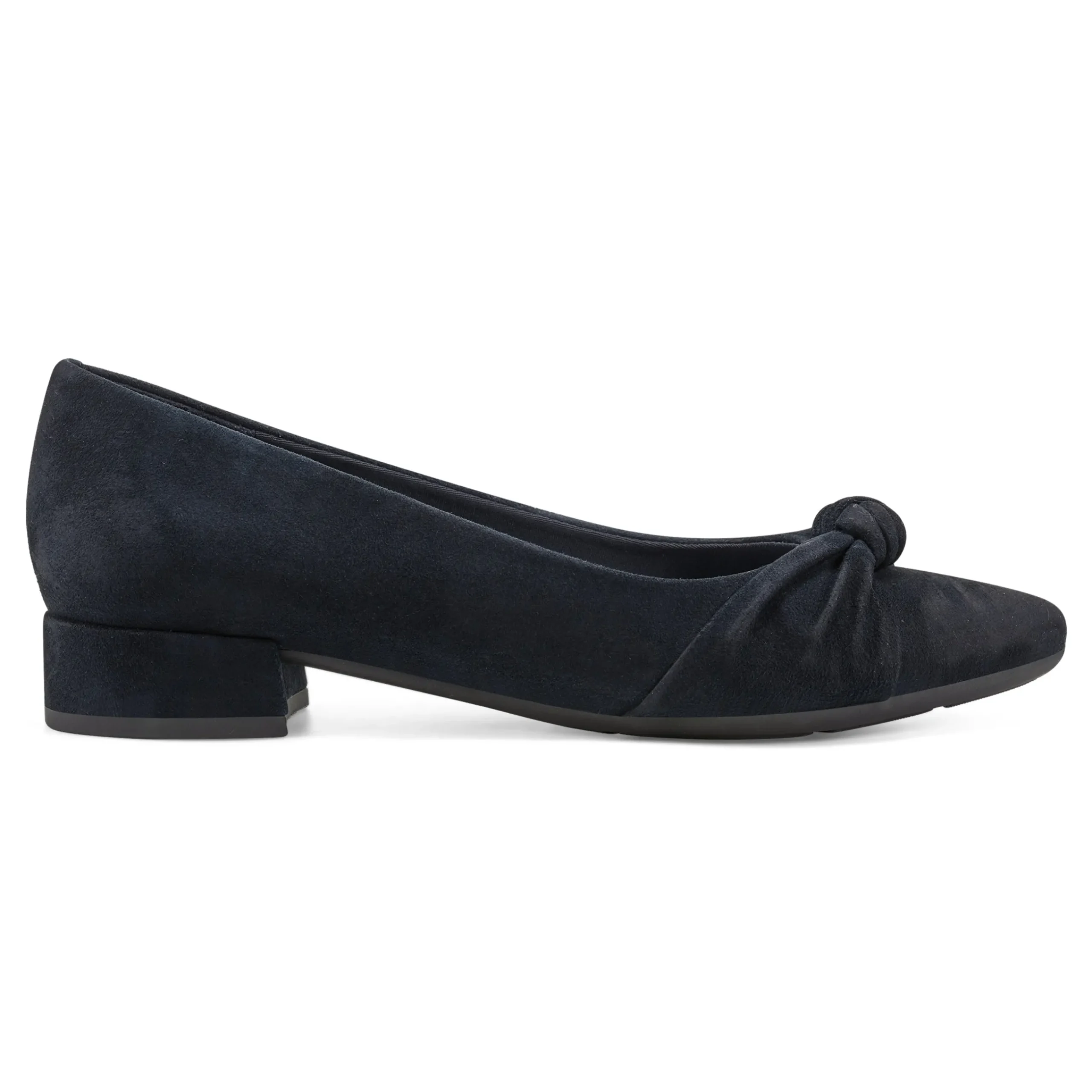Outlet Easy Spirit Caster Dress Shoes NavySuede