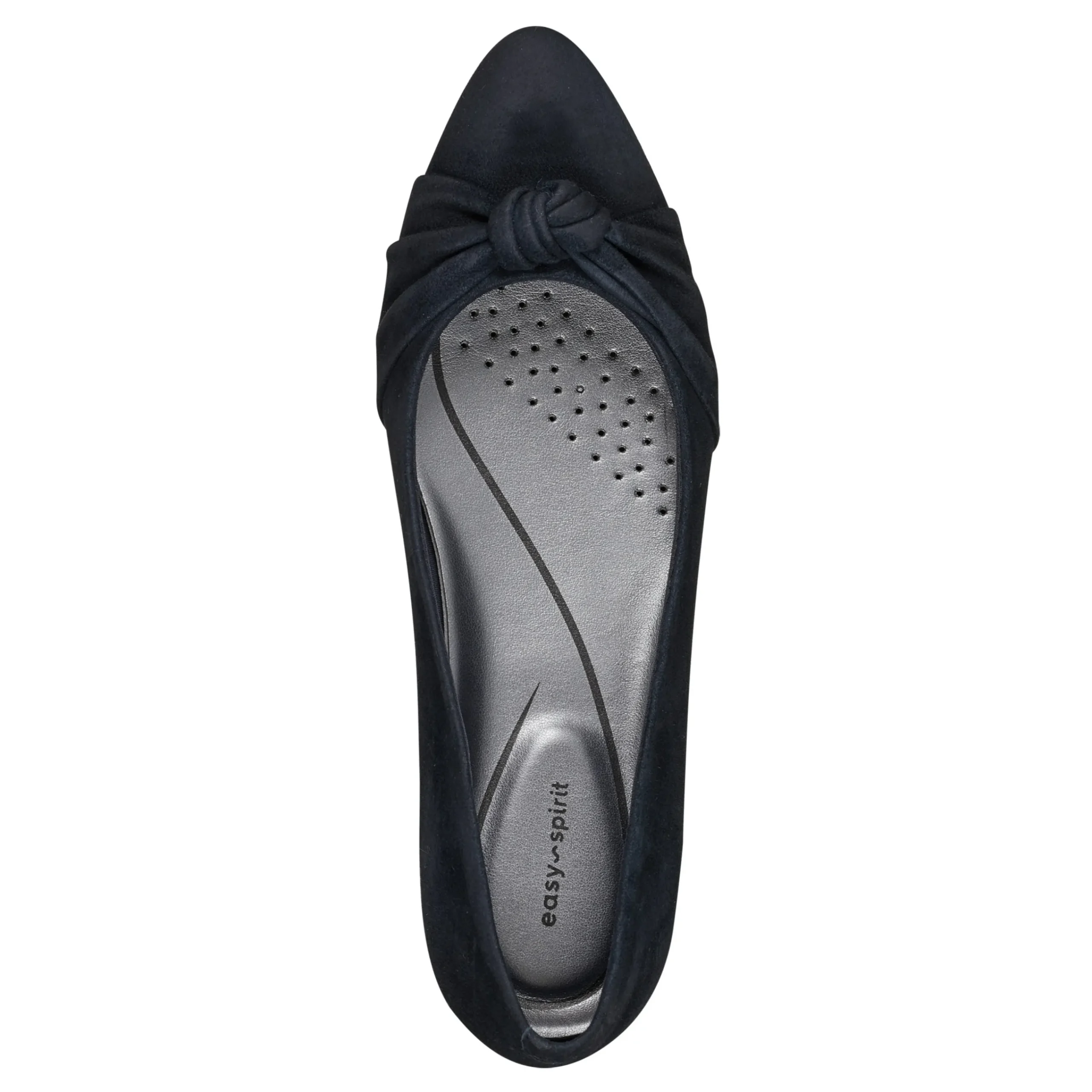 Outlet Easy Spirit Caster Dress Shoes NavySuede