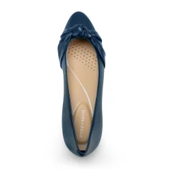 Easy Spirit Caster Dress Shoes NavyBlueLeather