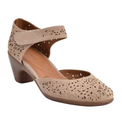 Sale Easy Spirit Cindie Mary Jane Heels Taupe