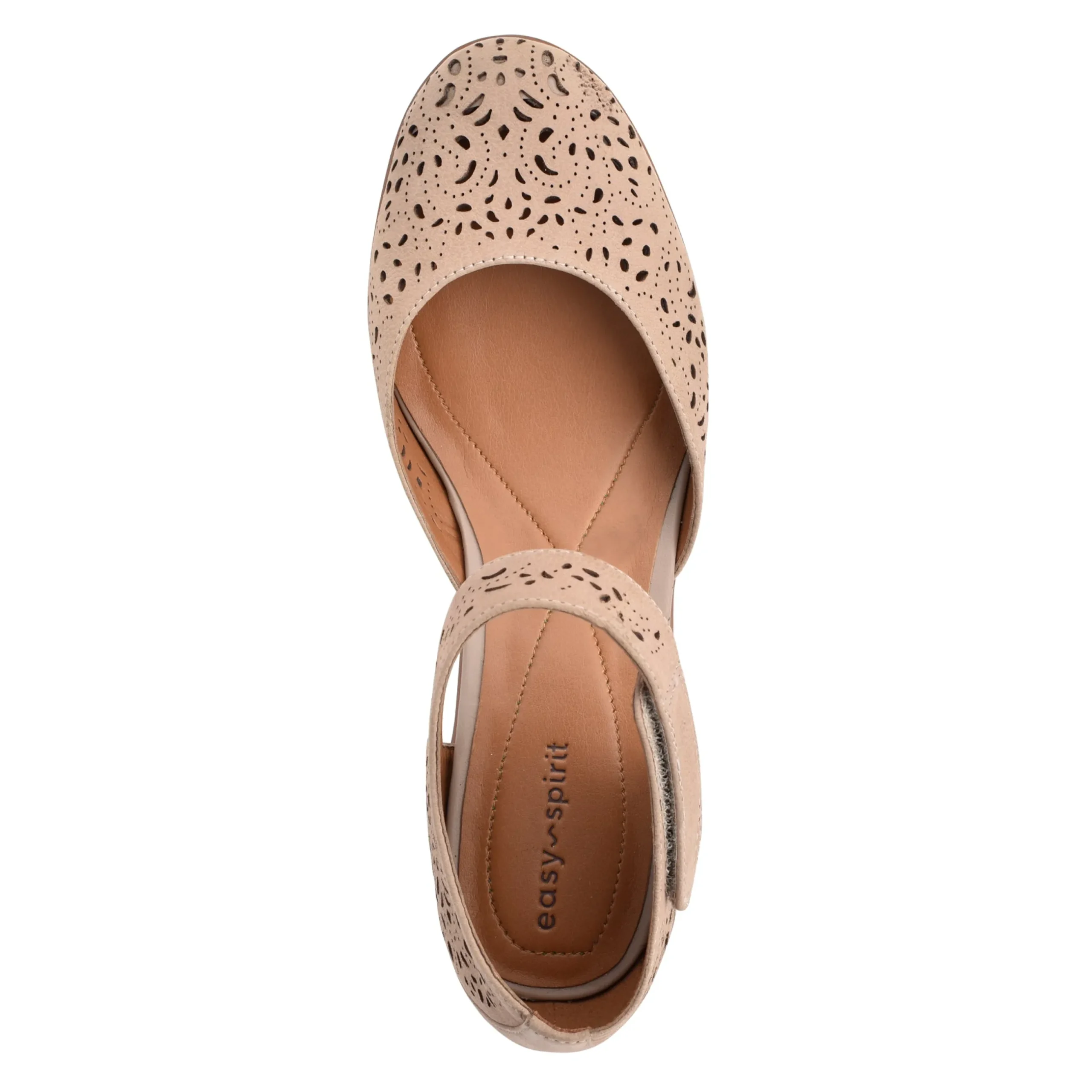 Sale Easy Spirit Cindie Mary Jane Heels Taupe