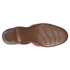 Best Easy Spirit Cindie Mary Jane Heels CoralLeatherNubuck