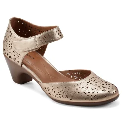 Discount Easy Spirit Cindie Mary Jane Heels BronzePearlized