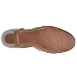 Discount Easy Spirit Clarice Mary Jane Heels BrownLeather