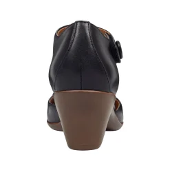 Best Easy Spirit Clarice Mary Jane Heels BlackLeather