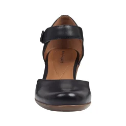Best Easy Spirit Clarice Mary Jane Heels BlackLeather