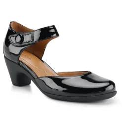 Outlet Easy Spirit Clarice Mary Jane Heels BlackPatent