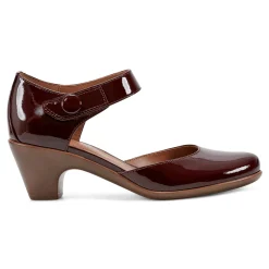 Easy Spirit Clarice Mary Jane Heels RedPatent