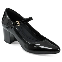 Easy Spirit Cyra Mary Jane Dress Pumps BlackPatentLeather