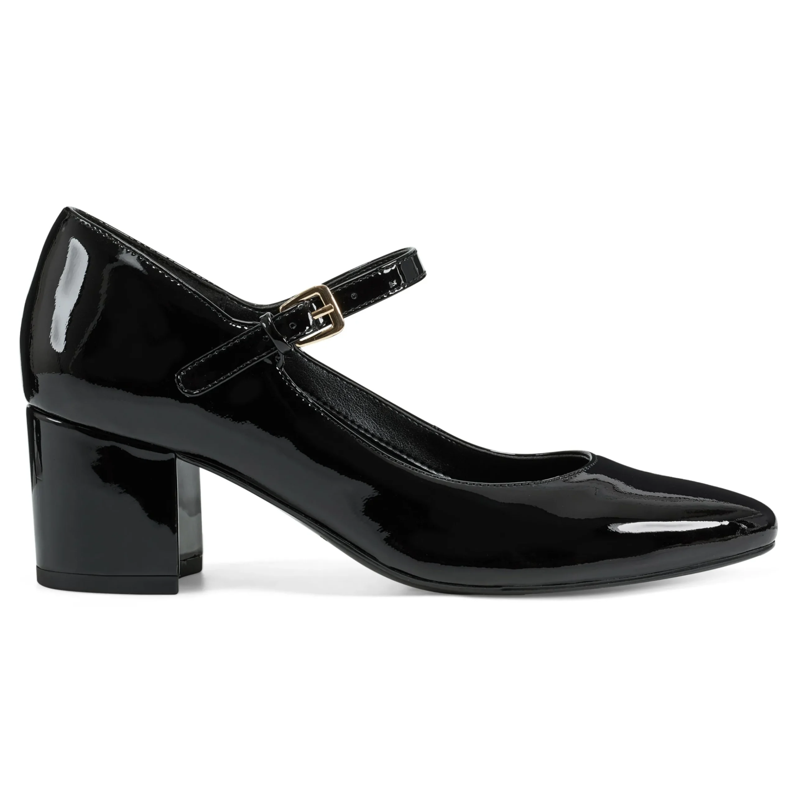 Easy Spirit Cyra Mary Jane Dress Pumps BlackPatentLeather