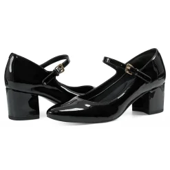Easy Spirit Cyra Mary Jane Dress Pumps BlackPatentLeather