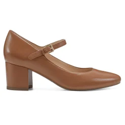 Sale Easy Spirit Cyra Mary Jane Dress Pumps BrownLeather