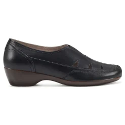 Hot Easy Spirit Daisie Casual Slip On Shoes BlackLeather