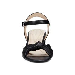 Best Easy Spirit Danica Heeled Sandals BlackLeather