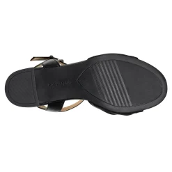 Best Easy Spirit Danica Heeled Sandals BlackLeather