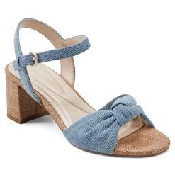 Easy Spirit Danica Heeled Sandals Denim