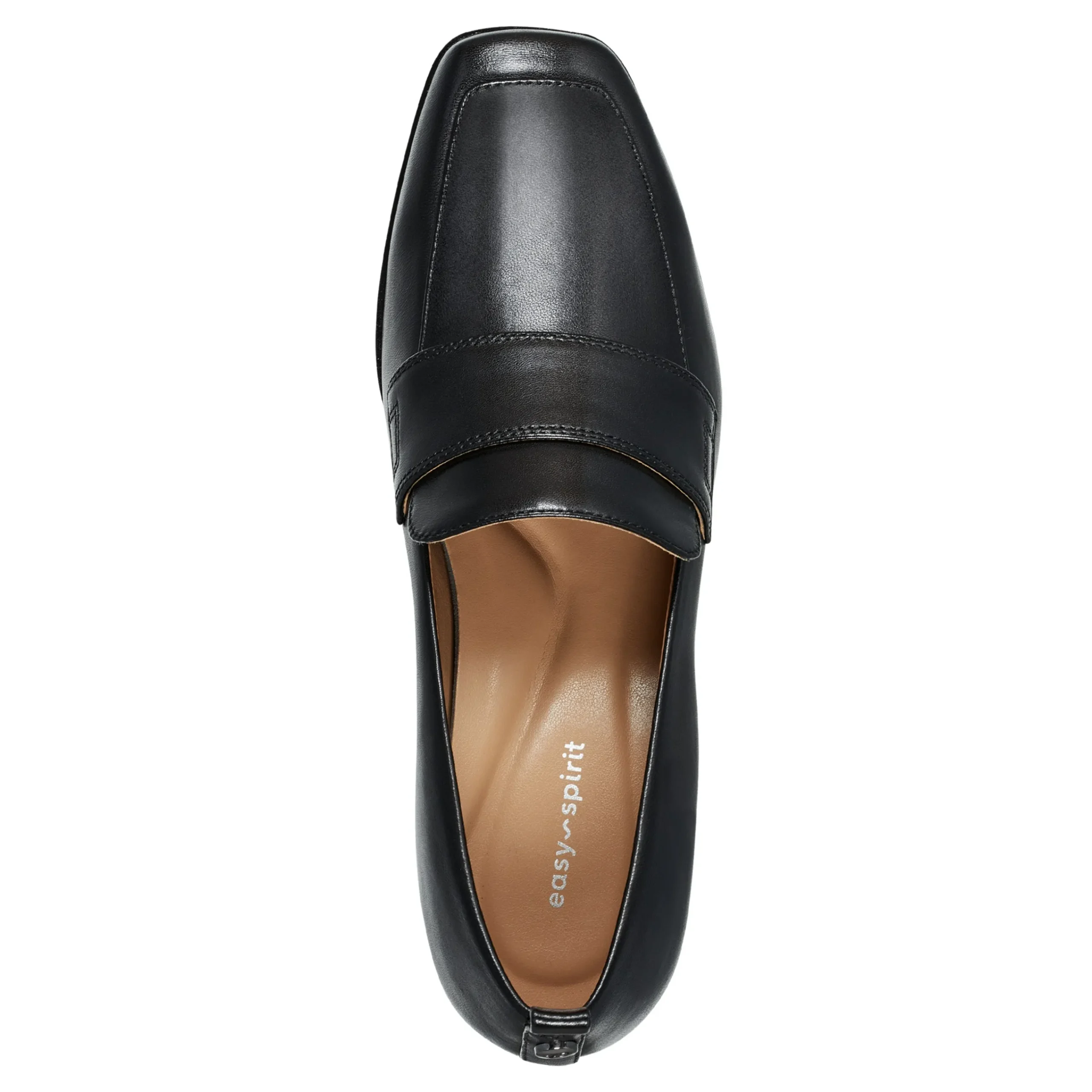 Sale Easy Spirit Darlene Dress Loafers BlackLeather