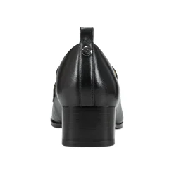 Sale Easy Spirit Darlene Dress Loafers BlackLeather