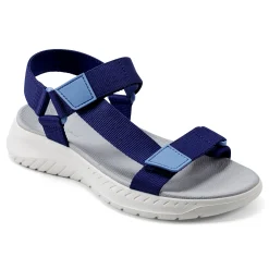 Sale Easy Spirit Davis Casual Sandals DarkBlueSuede