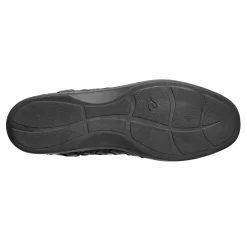 Discount Easy Spirit Devitt Casual Flats BlackLeather