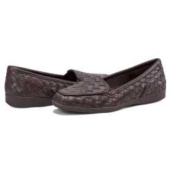 Clearance Easy Spirit Devitt Casual Flats BrownLeather