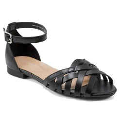 Easy Spirit Dorothy Flat Sandals Black