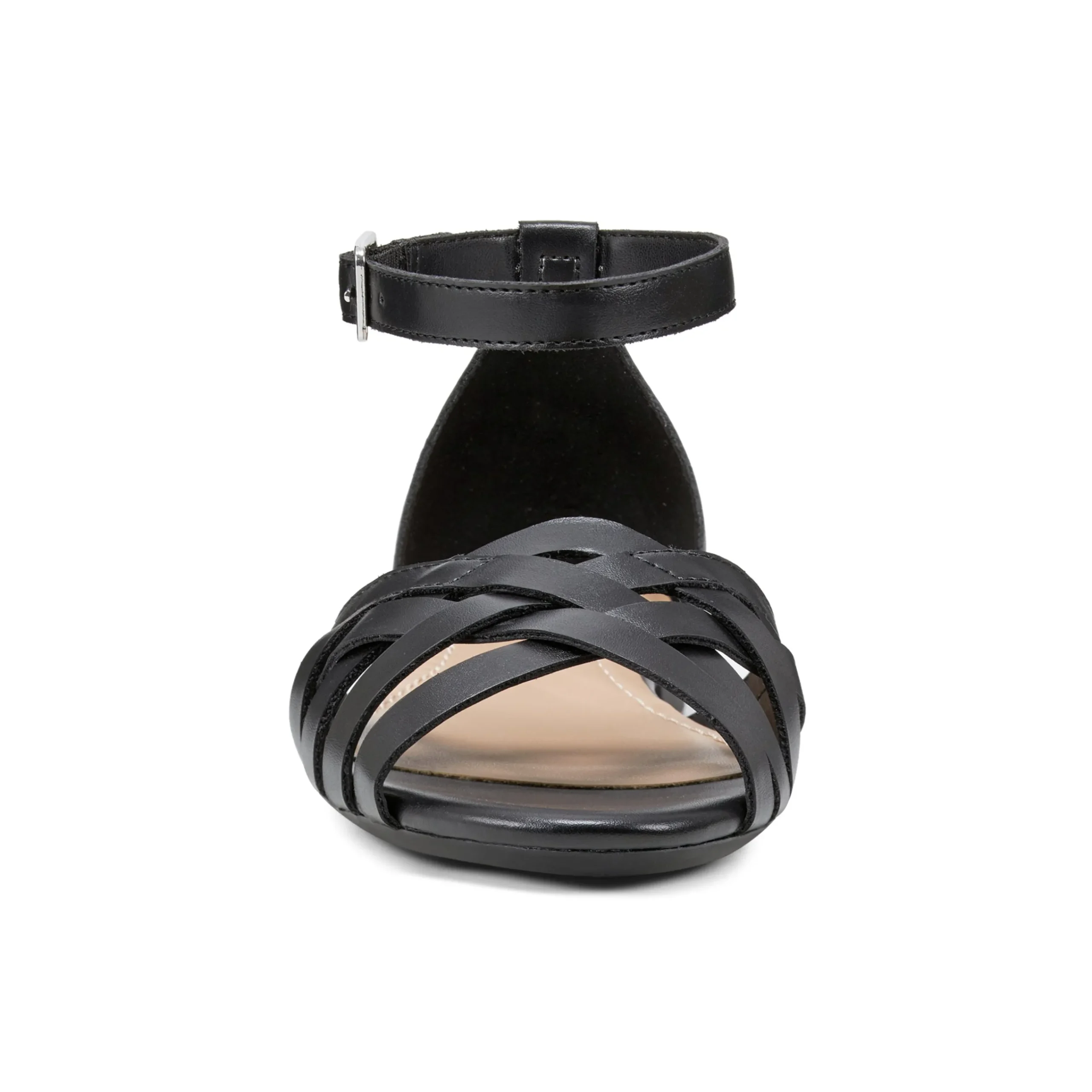 Easy Spirit Dorothy Flat Sandals Black