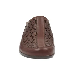 Hot Easy Spirit Dusk Mule Clogs BrownLeather