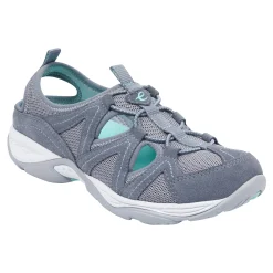 Clearance Easy Spirit Earthen Walking Shoes GreyMultiSuede