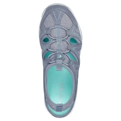 Clearance Easy Spirit Earthen Walking Shoes GreyMultiSuede