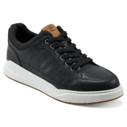 Discount Easy Spirit x Denise Austin Dilli Lace-up Court Sneakers BlackLeather