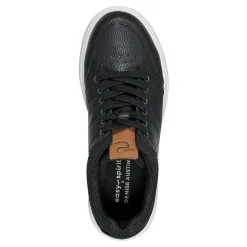 Discount Easy Spirit x Denise Austin Dilli Lace-up Court Sneakers BlackLeather