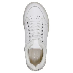 New Easy Spirit x Denise Austin Dilli Lace-up Court Sneakers WhiteLeatherNeutral