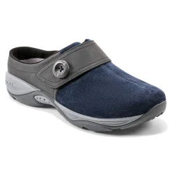 Clearance Easy Spirit Edline Slip On Casual Clogs NavySuede