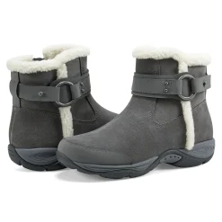 Discount Easy Spirit Elinor Cold Weather Booties GreySuede