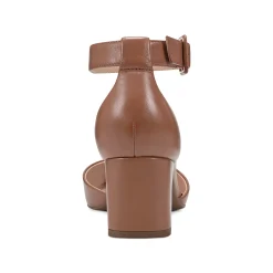 Online Easy Spirit Emila Ankle Strap Pumps BrownLeather