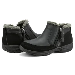 Clearance Easy Spirit Epic Cold Weather Booties BlackLeather
