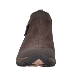 New Easy Spirit Evony Casual Booties DarkBrownSuede