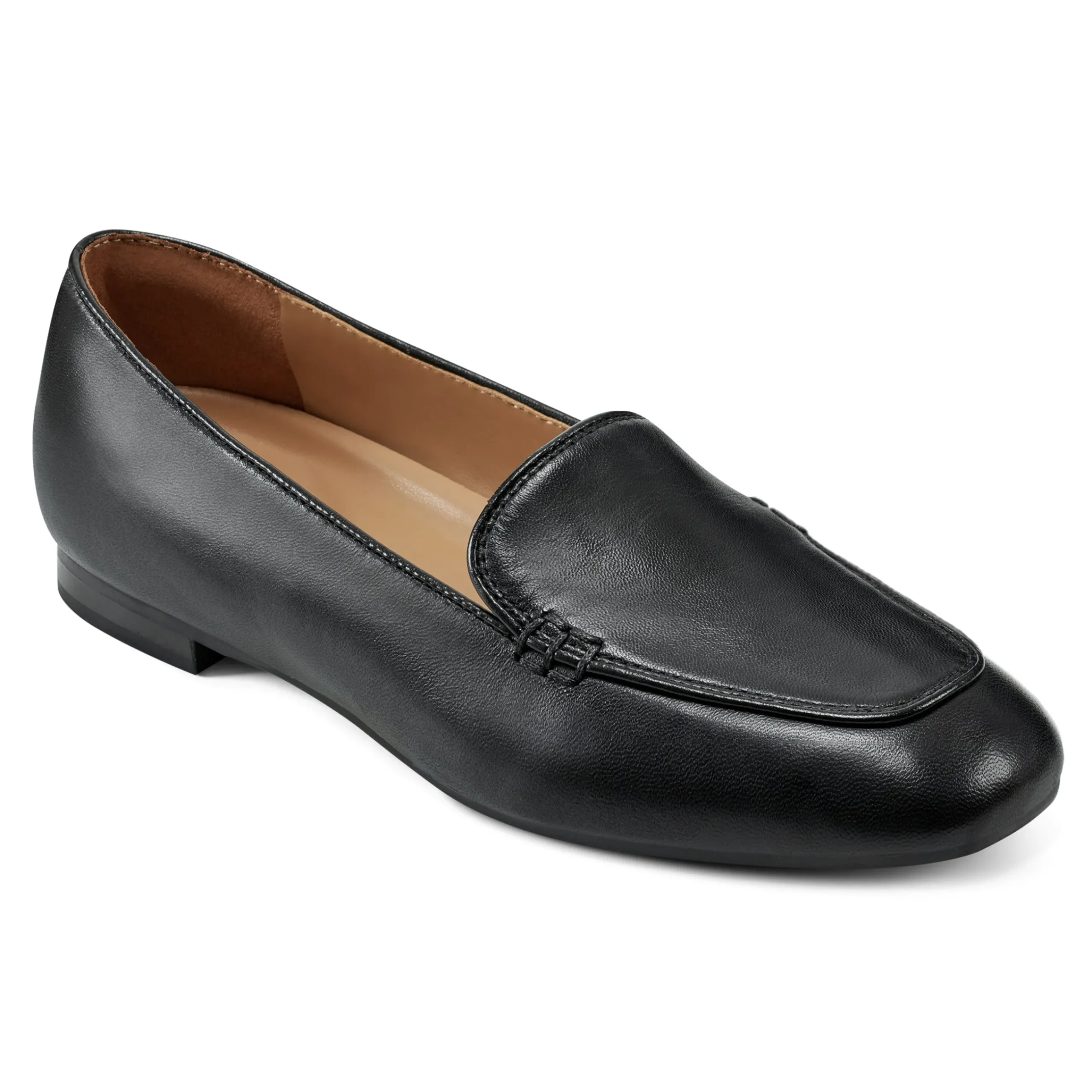New Easy Spirit Galla Casual Loafers BlackLeather