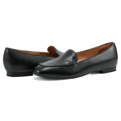 New Easy Spirit Galla Casual Loafers BlackLeather