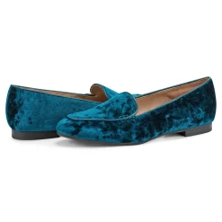 Clearance Easy Spirit Galla Casual Loafers MediumTealVelvet