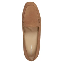 Discount Easy Spirit Galla Casual Loafers BrownLeather