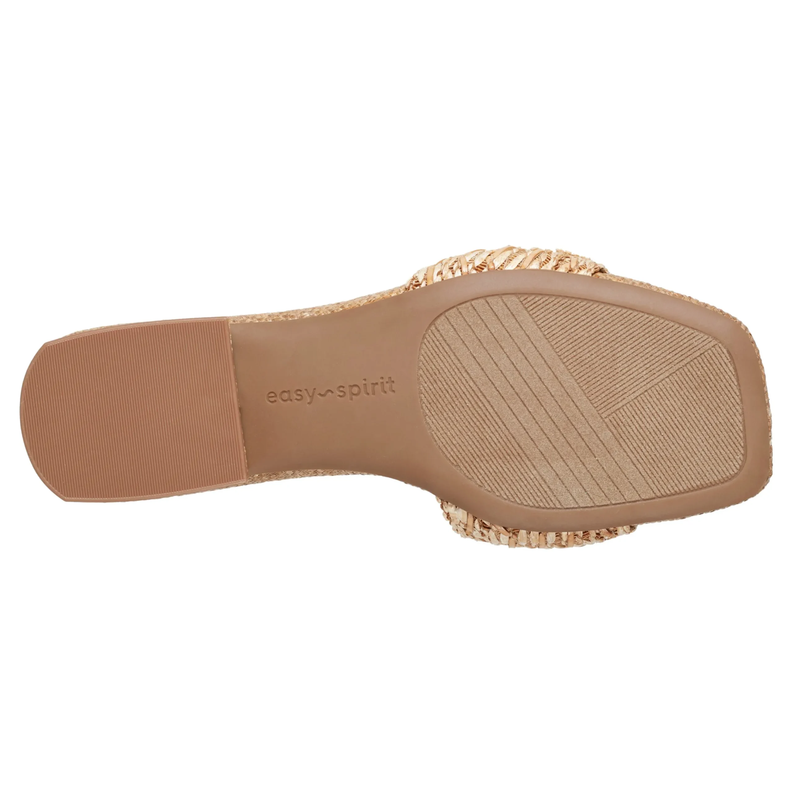New Easy Spirit Gatlin Slide Sandals NaturalRaffia