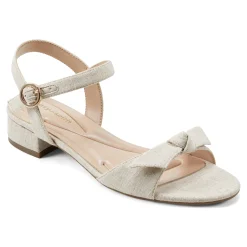 Discount Easy Spirit Ginova Block Heel Dress Sandals Natural