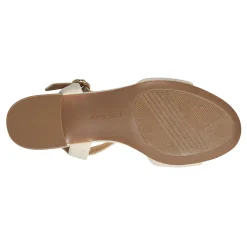 Discount Easy Spirit Ginova Block Heel Dress Sandals Natural