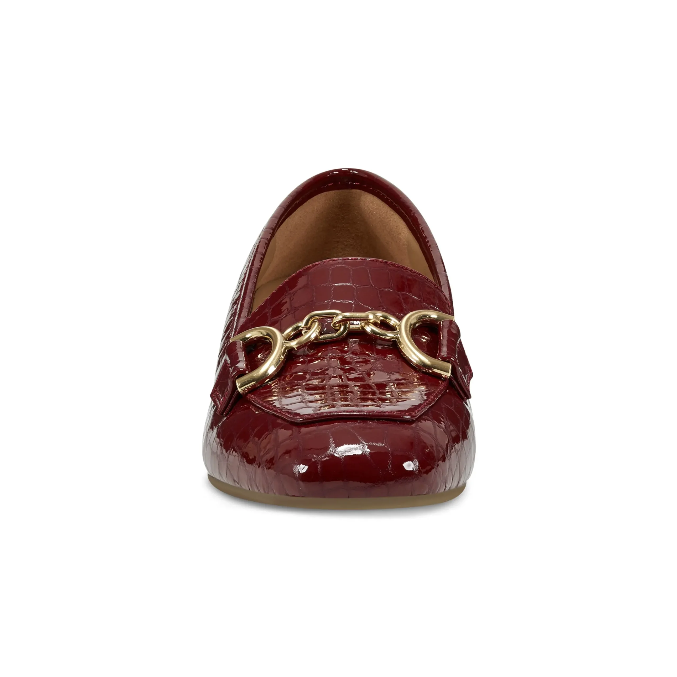 Discount Easy Spirit Giselle Casual Loafers RedCrocoPrint