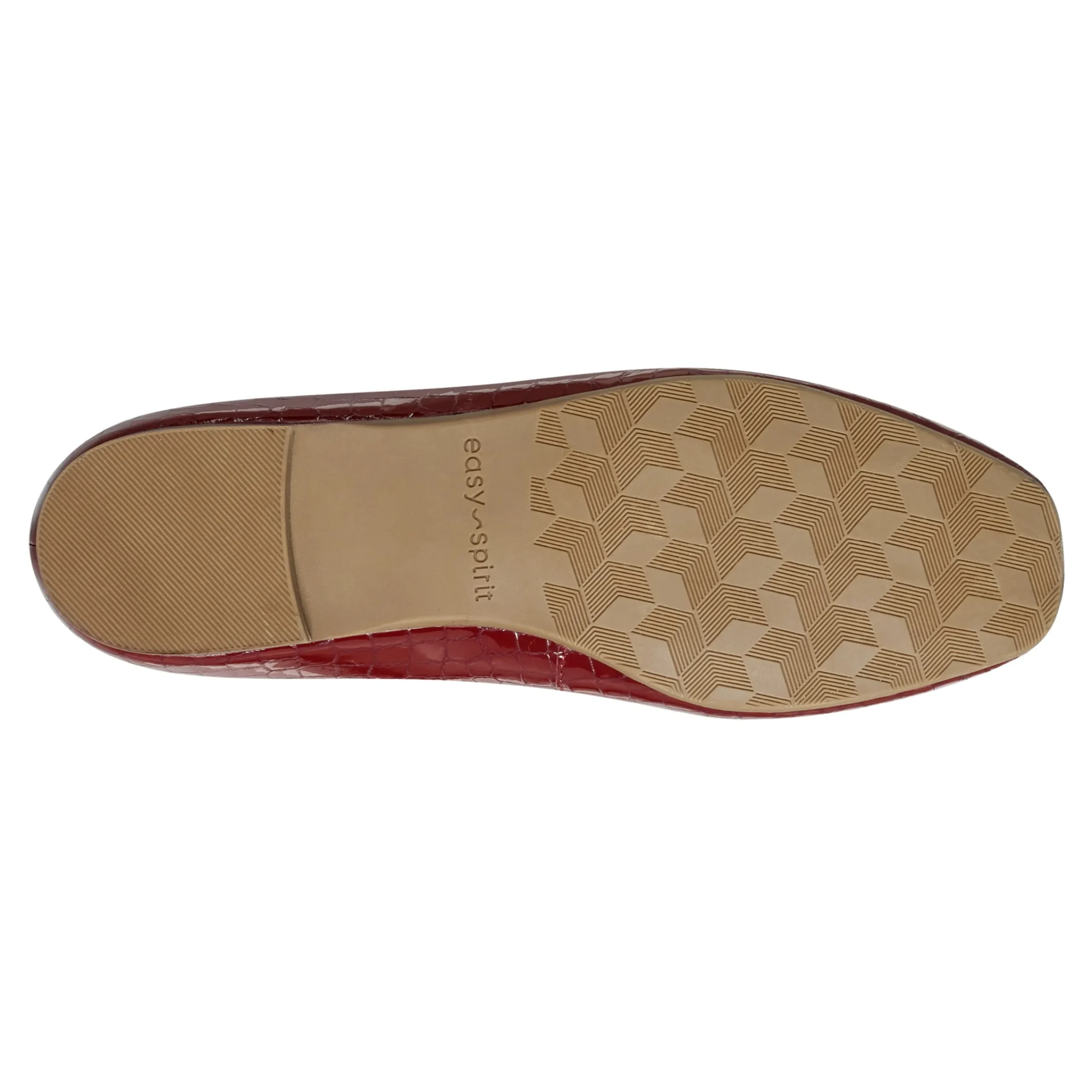 Discount Easy Spirit Giselle Casual Loafers RedCrocoPrint