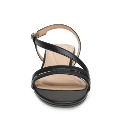 Online Easy Spirit Glenni Block Heel Sandals BlackLeather